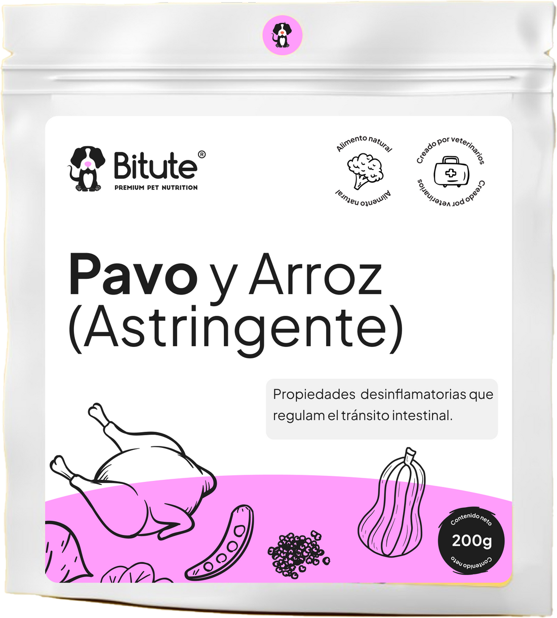 Dieta astringente para perros con vómito y diarrea: pavo y arroz de fácil digestión – Bitute Bogotá